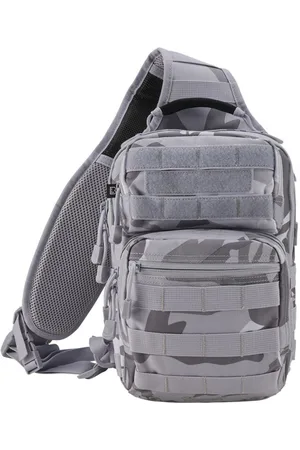 Brandit US Cooper Sling Pack Medium Blizzard Camo Backpack