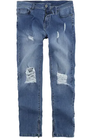 EMP X Urban Classics unisex distressed jeans Jeans