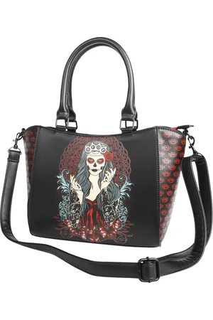 Five Finger Death Punch Lady Muerta Handbag red