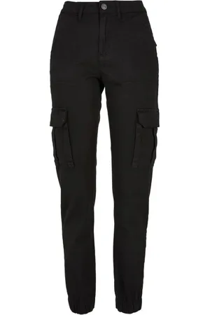 Urban classics Ladies Cotton Twill Utility Trousers Cargo Trousers