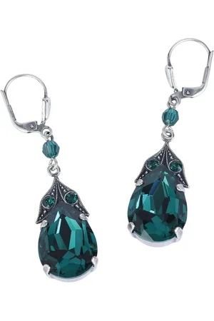 Krikor Scarabeus Green Earring coloured