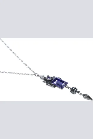 Krikor Purple Streak Necklace coloured