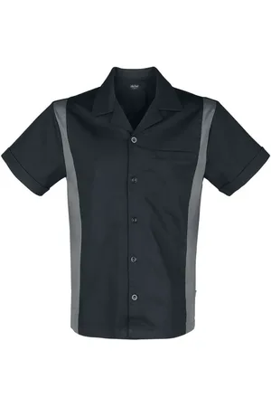 Chet Rock Rattlesnake Bowling Shirt Short-sleeved Shirt grey
