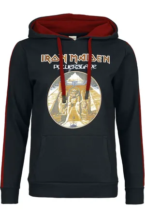 Iron Maiden Powerslave Hooded sweater red