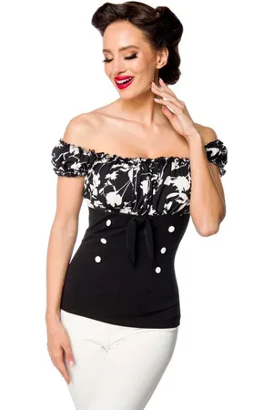 Belsira Strapless top T-Shirt white