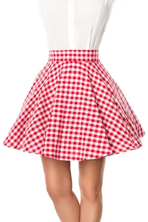 Belsira Short Swing Skirt Short skirt white