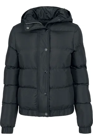 Urban classics Ladies Hooded Puffer Jacket Between-seasons Jacket