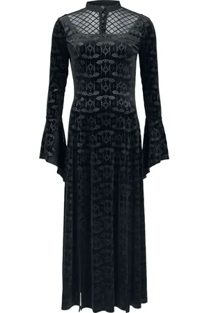 Banned Retro Gothic Bat Dress Long dress