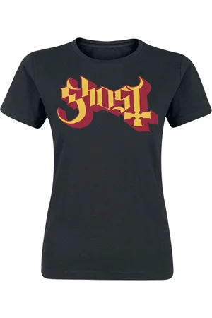 Ghost Logo Gold And Red T-Shirt