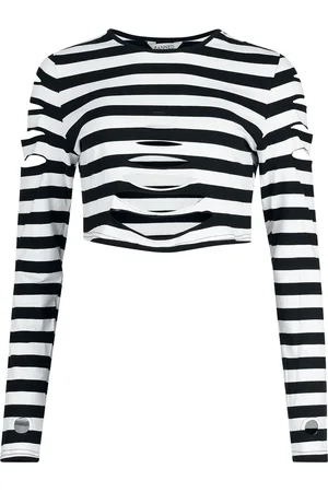 Banned Retro Chantrea Top Long-sleeve Shirt white