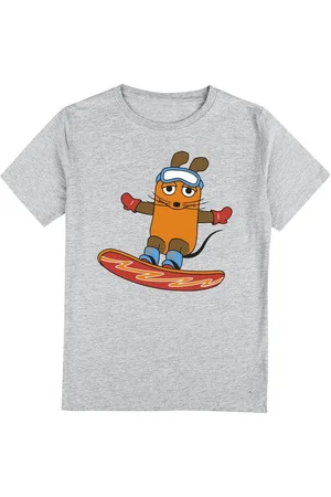 Die Sendung mit der Maus The Mouse - winter sport - snowboard T-Shirt