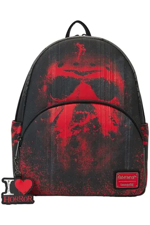 Friday The 13th Loungefly - I love Horror Mini backpacks red