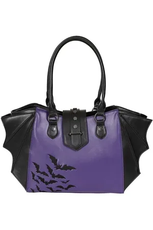 Banned Retro Haunted Annabelle Handbag lilac