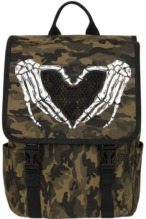 Banned Retro Darkest Love Camo Backpack