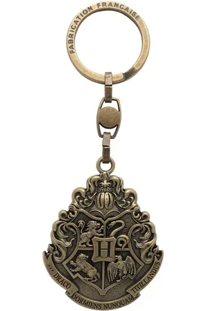 Harry Potter Hogwarts Crest Keyring Pendant coloured