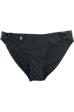 Rock Rebel Bikini Bottoms with Skull Print Bikini Bottom