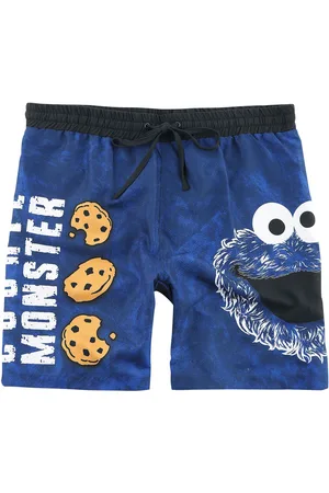 Sesamstraat Cookie Monster - Face Swim Shorts