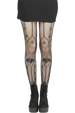 Pamela Mann Spot pattern net tights Tights
