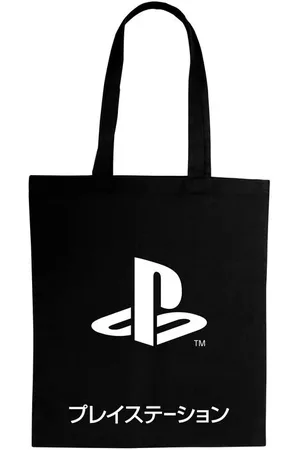 Playstation 3 Black Katakana Fabric bag