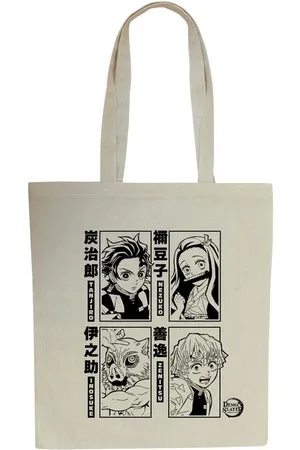 Demon Tanjiro, Nezuko, Zenitsu & Inosuke Fabric bag