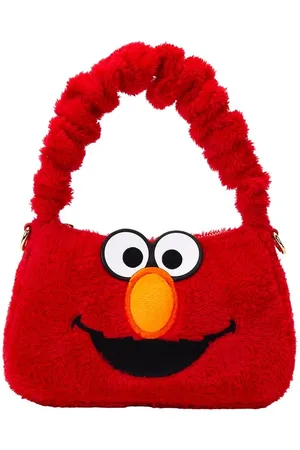 Sesamstraat Loungefly - Elmo Plush Shoulder Bag