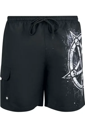 Gothicana Swim Shorts With Pentagram Print Swim Shorts