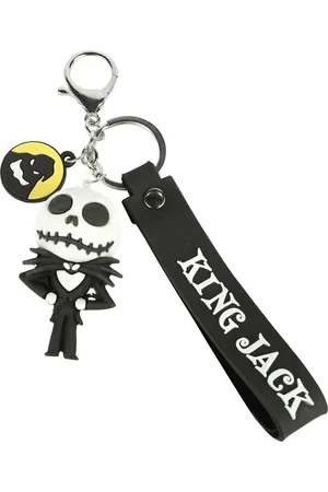 The Nightmare Before Christmas King Jack Keyring Pendant white