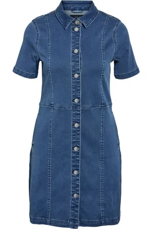 Noisy May NMNISA S/S SLIM DENIM DRESS VI526BL NOOS Short dress