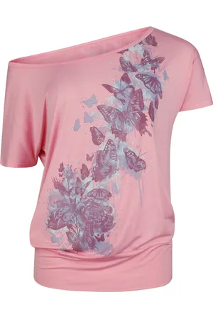 Full Volume T-shirt with Butterfly front print T-Shirt