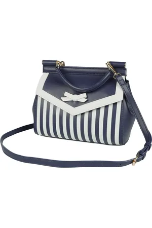 Banned Retro Ravello Handbag white