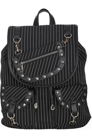 Banned Retro Core Pinstripe Backpack