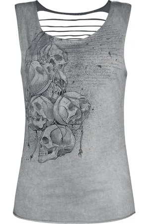 EMP Top with Cut-Outs and Print Top