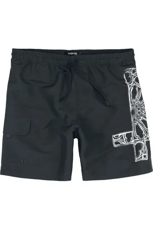 Gothicana Swim Shorts With Gothic Cross Swim Shorts