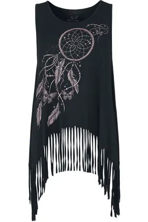 Full Volume Vest with Dream Catcher Print Top