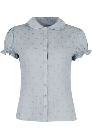 Banned Retro Heart On Her Sleeve Blouse Blouse