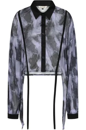Banned Retro Selene Mesh Blouse Blouse lilac