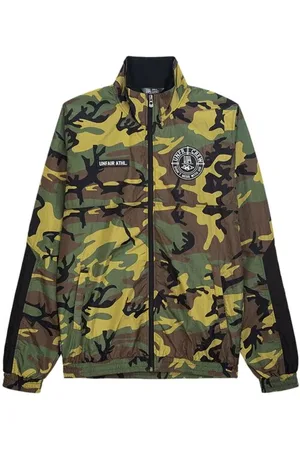 UNFAIR ATHLETICS DMWU Crushed Jungle Camo Jacket Tracksuit Top