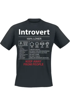 Slogans Introvert T-Shirt