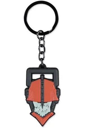 Chainsaw Keyring Pendant orange
