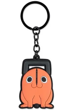Chainsaw Pochita Keyring Pendant orange