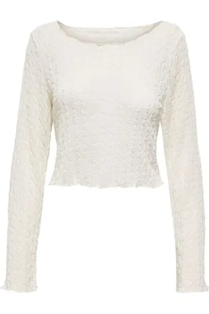 ONLY ONLLILIAN L/S BOATNECK TOP CS JRS Long-sleeve Shirt