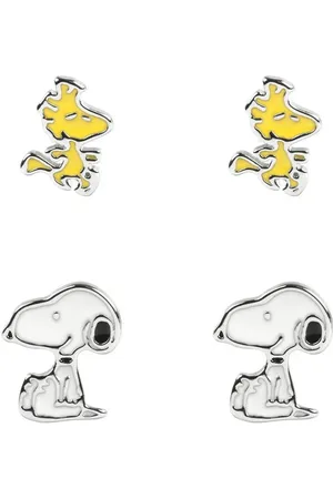 Peanuts Snoopy & Woodstock Earring Set yellow