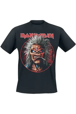 Iron Maiden Portrait Eddie Circle T-Shirt