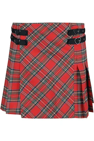 Banned Retro Check It Out Skirt Hearts Short skirt