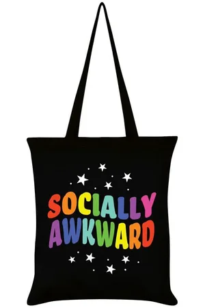 Slogans Socially Awkward Fabric bag
