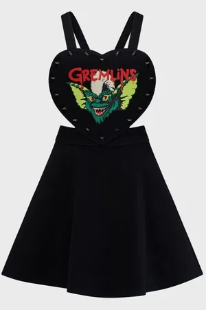 Killstar Gremlins - Stripe Pinafore Dress Short dress