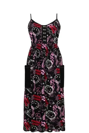 Hell Bunny X Smiley Originals Riot Dress Long dress