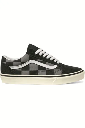 Vans Old Skool Mono Checkerboard Trainers Sneakers grey