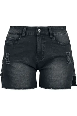 Rock Rebel Shorts With Lateral Zipper Shorts