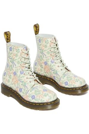 Dr. Martens 1460 Pascal Cloud Cream+Multi Genix Nappa Boot
